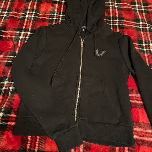 True Religion Rhinestone Zip Up - Picture 2 of 6